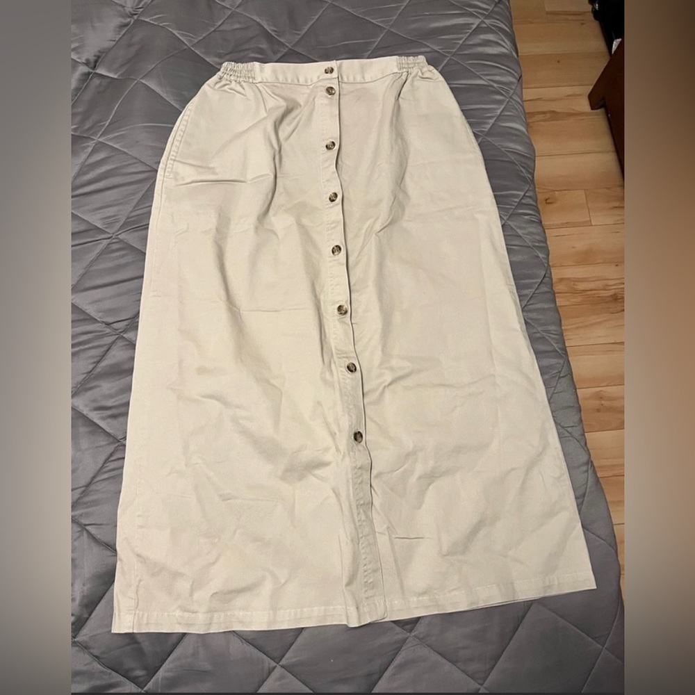 Button down skirt